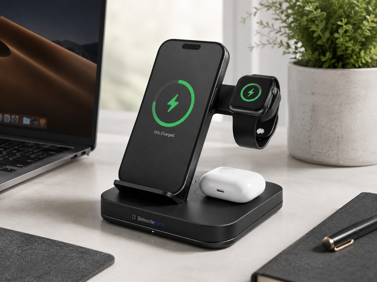 Wireless 3 in One Premium Charger